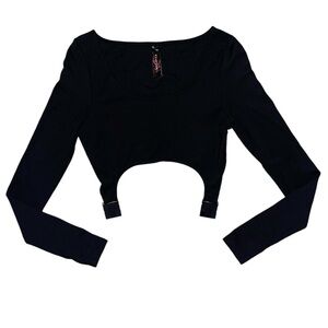 Killstar Crop Top Long Sleeve Top Womens XL